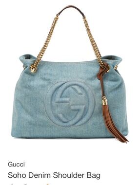 Gucci Soho Denim Tote Bag